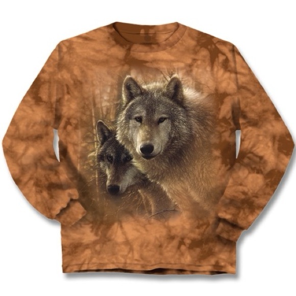 The Mountain Other - The Mountain Wolves Long Sleeve Shirt Size XL